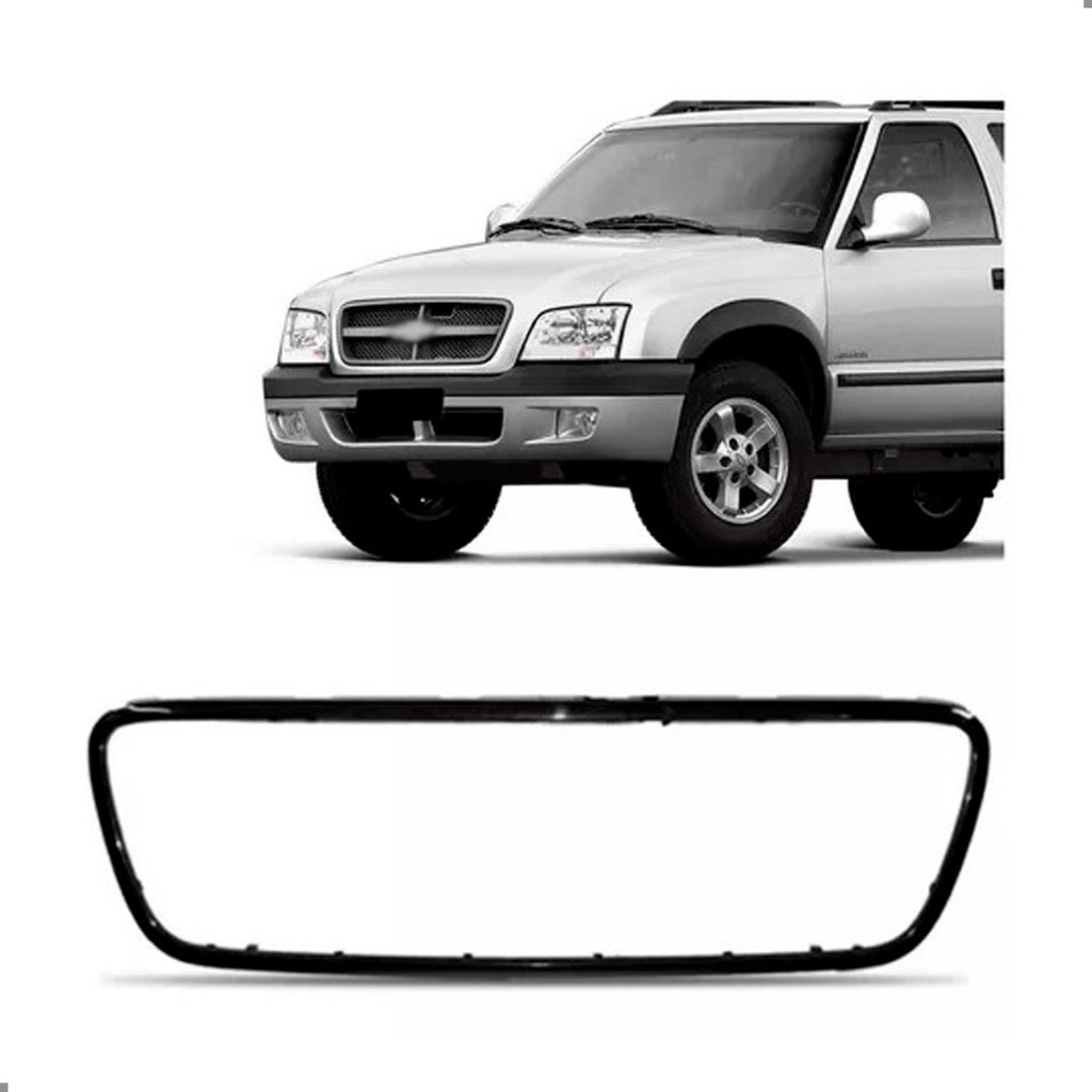 Friso Grade Radiador S10 Blazer 2001 02 03 04 a 2006 Preto em Oferta na Shopee