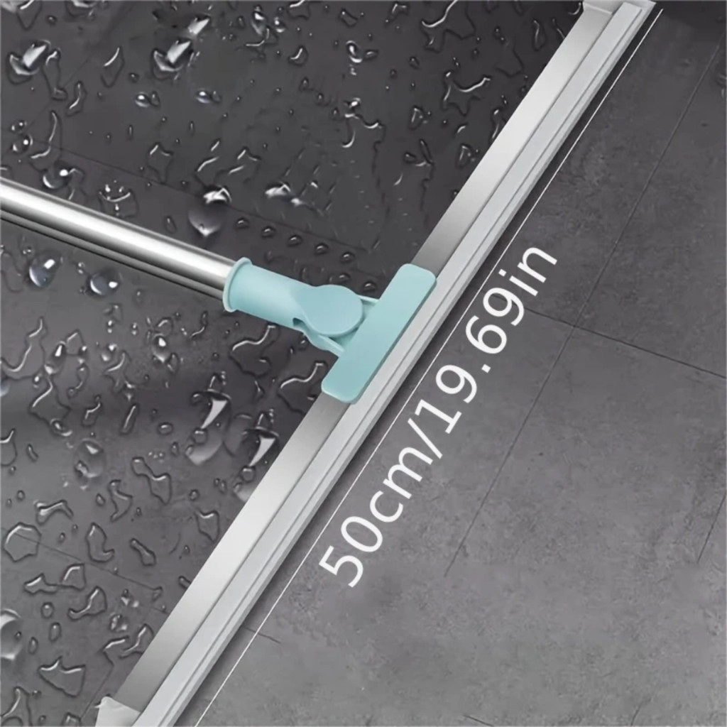 Rodo de Silicone Para Limpeza de Piso Vidros Secos e Molhados Uso Duplo Vassoura Mágica em Oferta na Shopee