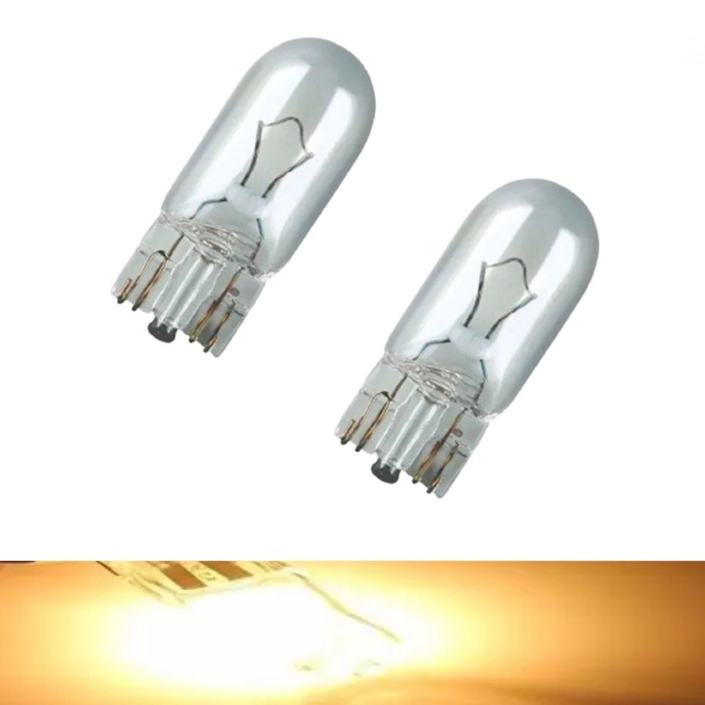 Par Lâmpada Pingo T10 12v Comum Lanterna Farolete Placa Teto