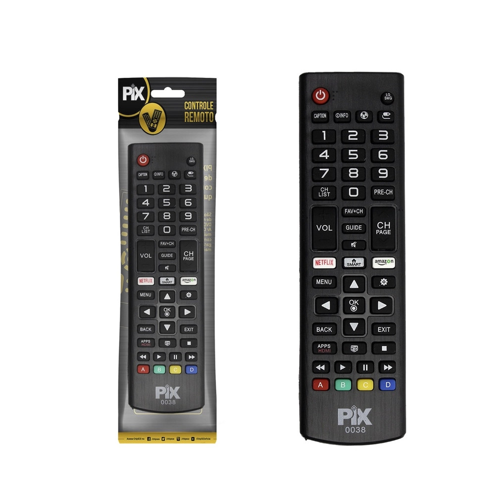 CONTROLE REMOTO COMPATIVEL UNIVERSAL LG/SAMSUNG - SMART TV
