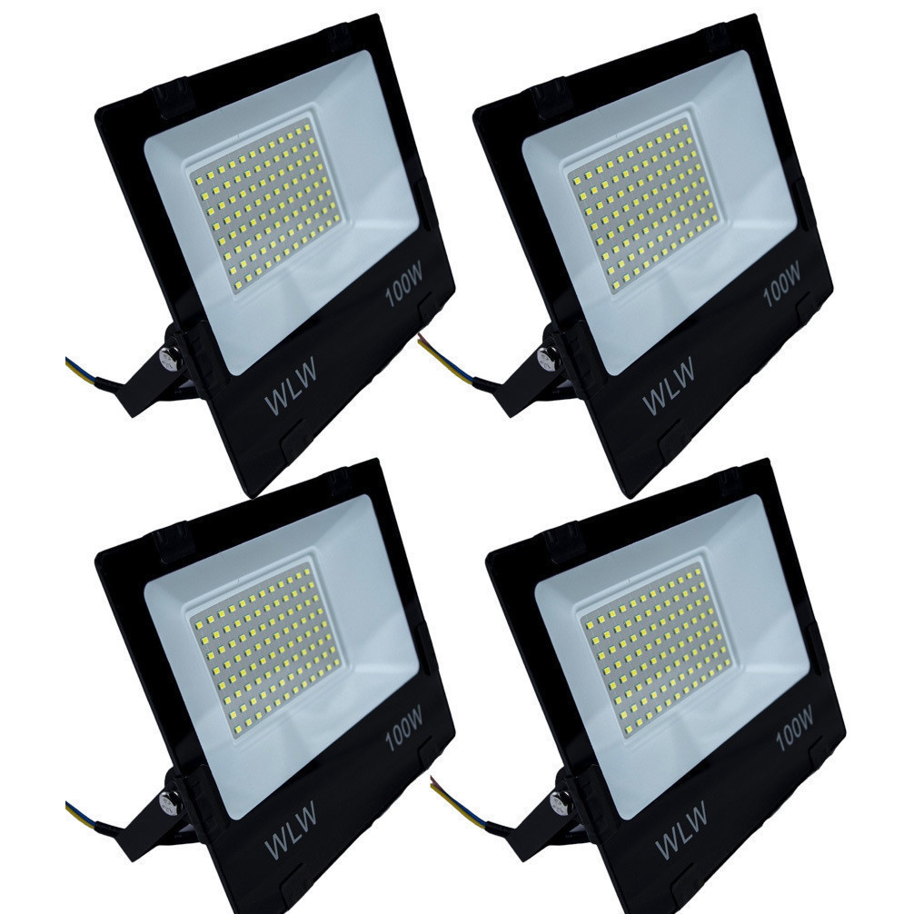 Kit 1,2,3,4 Refletor Holofote Led 100w  Smd Branco Frio Bivolt