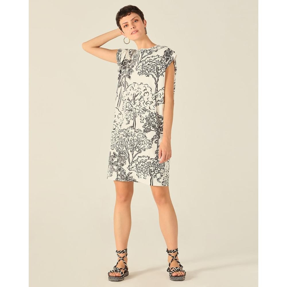 Vestido Feminino Muscle Tee Árvore Em Algodão - Women Clothes