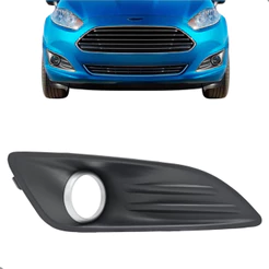 Grade Farol De Milha New Fiesta 2014 2015 2016 2017 Aro Prata