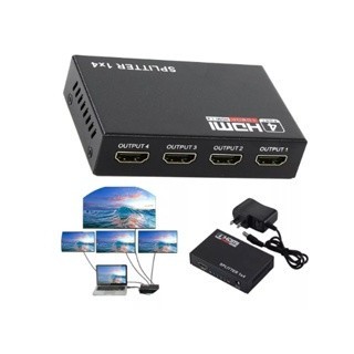 Divisor Hdmi Espelhamento Hd 1080p 4 Saída 1 Entrada 1x4 em Oferta na Shopee
