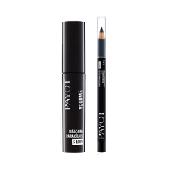 Kit Máscara de Cílios Volume + Lápis de Olhos Preto Payot