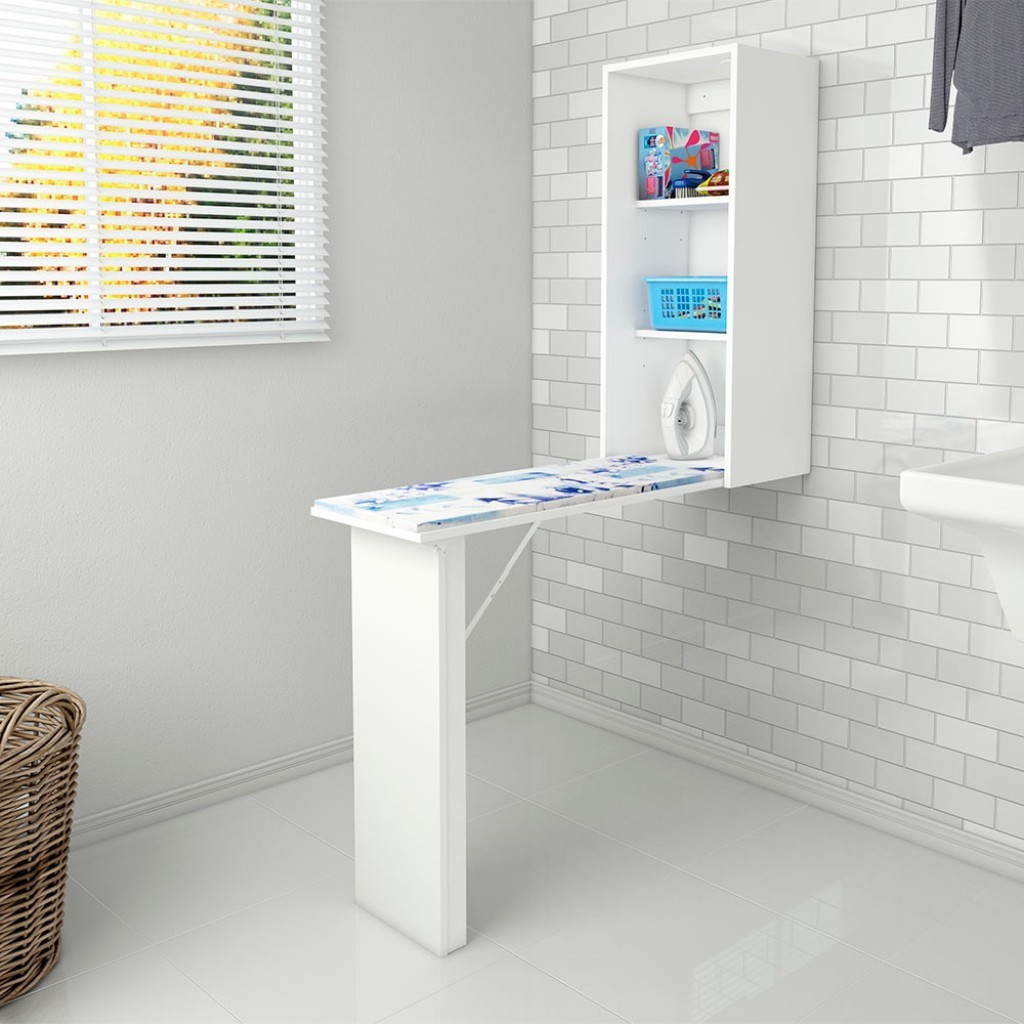 Tábua de Passar Roupa Retrátil Tp3030 Branco - Tecno Mobili em Oferta na Shopee