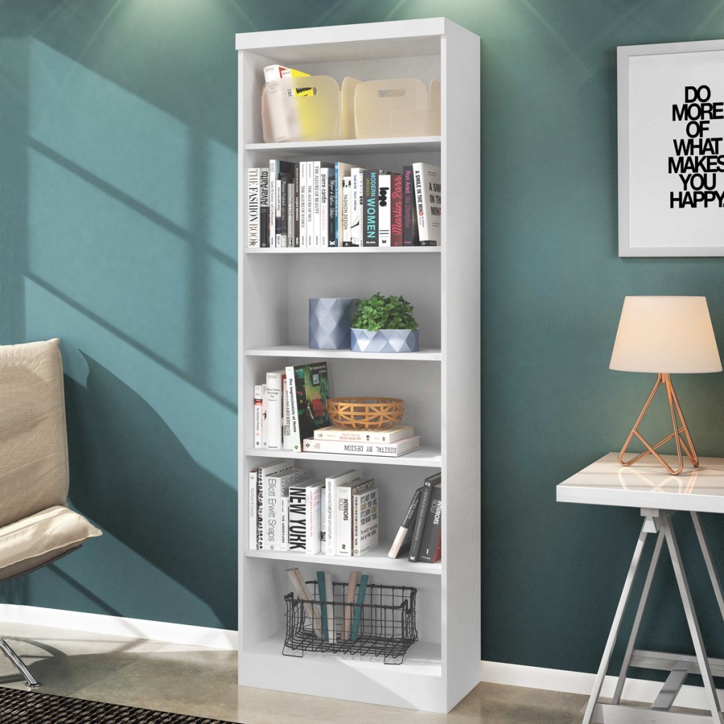 Estante para Livros 5 Prateleiras - Home & Living