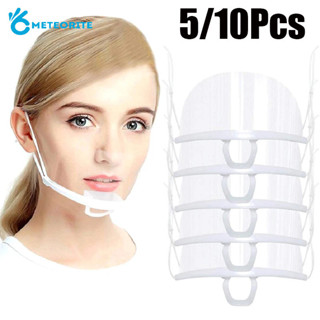 5/10 Pcs Máscara Plástica Transparente Anti Respingos Para Cozinha Máscaras Protetoras De Segurança Cozinheiro em Oferta na Shopee