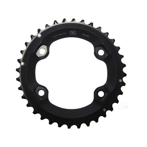 COROA SHIMANO DEORE FC-M6000 36D BCD 96MM ASSIMÉTRICO P/ RELAÇÃO DE 2X10V - UND - Sports & Outdoors