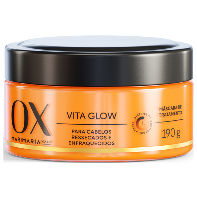 FULL Máscara De Tratamento Ox Mari Maria Vita Glow 190G em Oferta na Shopee