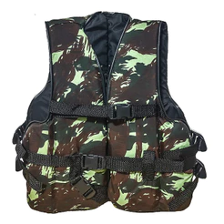 Colete Auxiliar Flutuação Salva-Vidas Camuflado 40kg Summer