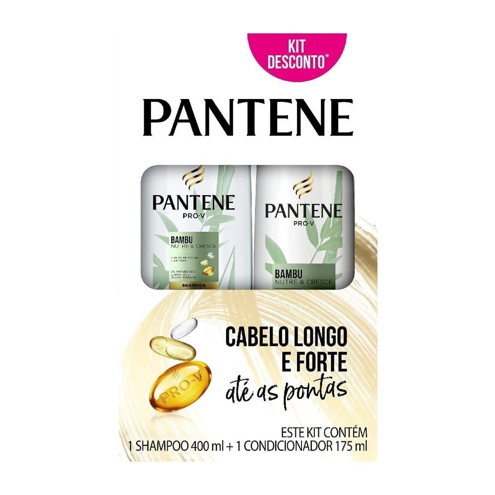 Kit Shampoo 400ml + Condicionador Pantene Pro-V Bambu 175ml em Oferta na Shopee