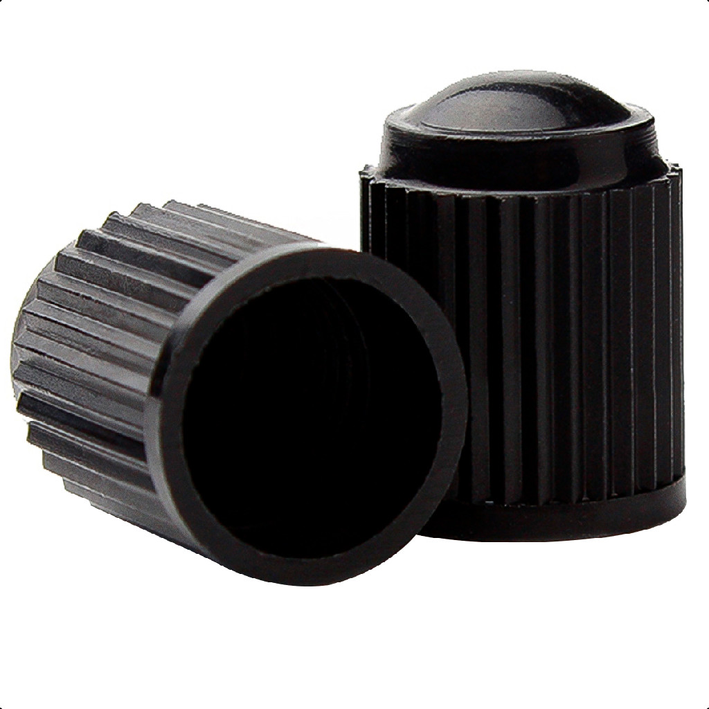 Kit 500 Tampas Tampinha Preta Para Válvula Bico Pito Pneu Carro Moto Bike Bicicleta Plástico