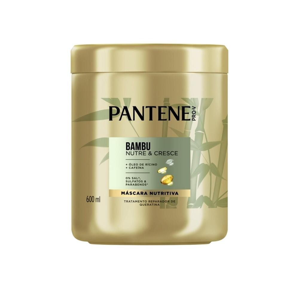 Mascara de Tratamento Pantene Bambu Nutre & Cresce 600ml — imagem 2 de 2