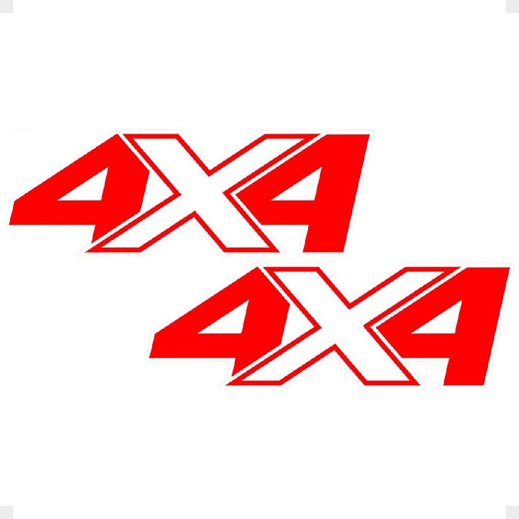 Emblema Compatível Com Frontier 4x4 2018/ Adesivo Vermelho Genérico