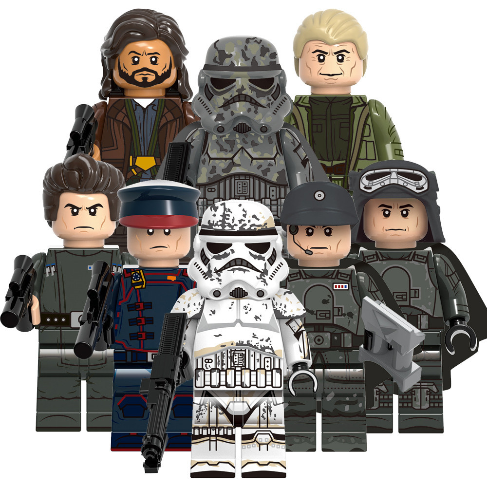 Mudtrooper Capitão Tempestade Clone Trooper Syril Karn Leipa Luthen Rae Bloco De Construção Figura Brinquedos G0119