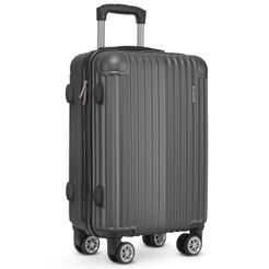 Mala de Viagem para 9kg em ABS Rígida Rodas 360 Switz - Cinza