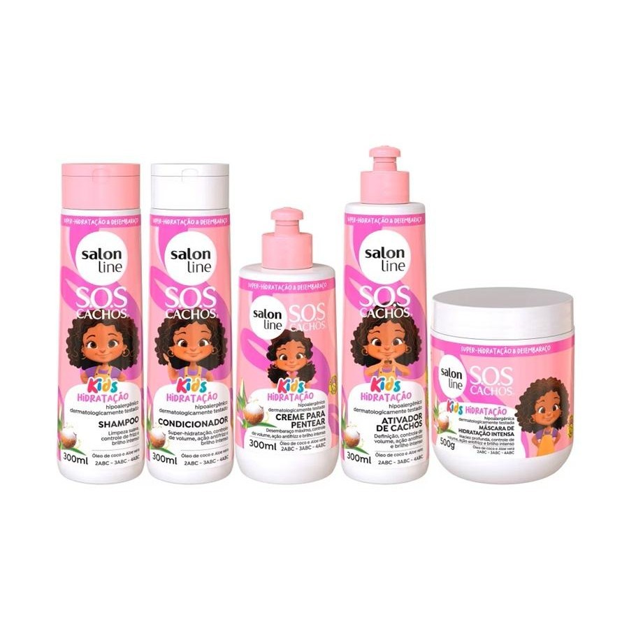Kit Salon Line S.O.S Cachos Kids Hidratação