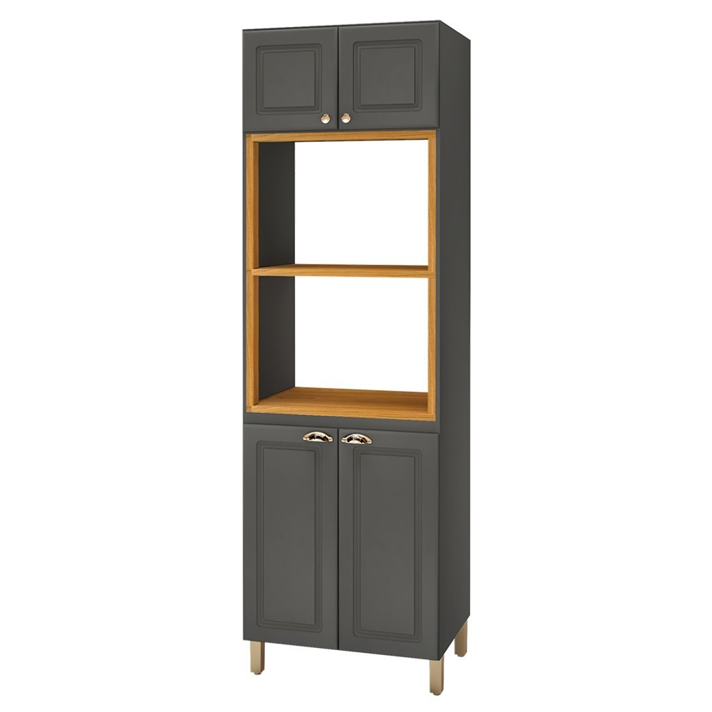 Torre Quente 4 Portas 1 Prateleira Chumbo 6171.6 - Indékes em Oferta na Shopee