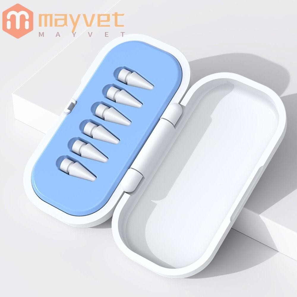 MAYVET 4 Pcs/5/6 Caixa De Ponta Stylus , Armazenamento De Pontas De Lápis Antiarranhões À Prova De Choque , Para em Oferta na Shopee