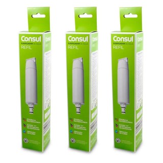 Kit 3 Refil Filtro CIX06AX para Purificador de Água Consul CPB34 CPC31 Original em Oferta na Shopee