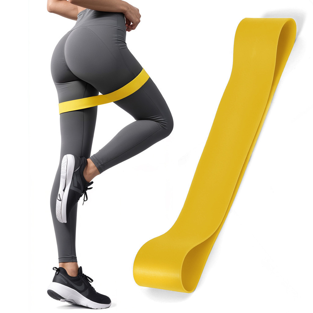 1 Faixa Elástica Mini Band Elástico Alongamento Treino Funcional Pilates Ioga Exercício Fit Unitário