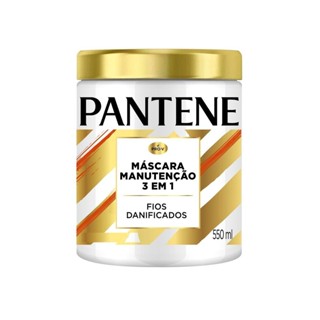 Máscara Pantene Manutenção Fios Danificados 3 em 1 550ml em Oferta na Shopee