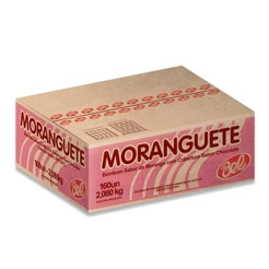 Bombom Chocolate Recheado Moranguete c/160 - Bel