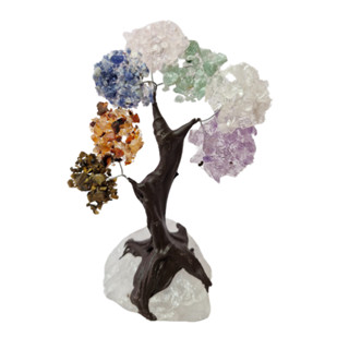 Árvore de Pedras 7 Chakras Mista Presente e Decoração em Oferta na Shopee