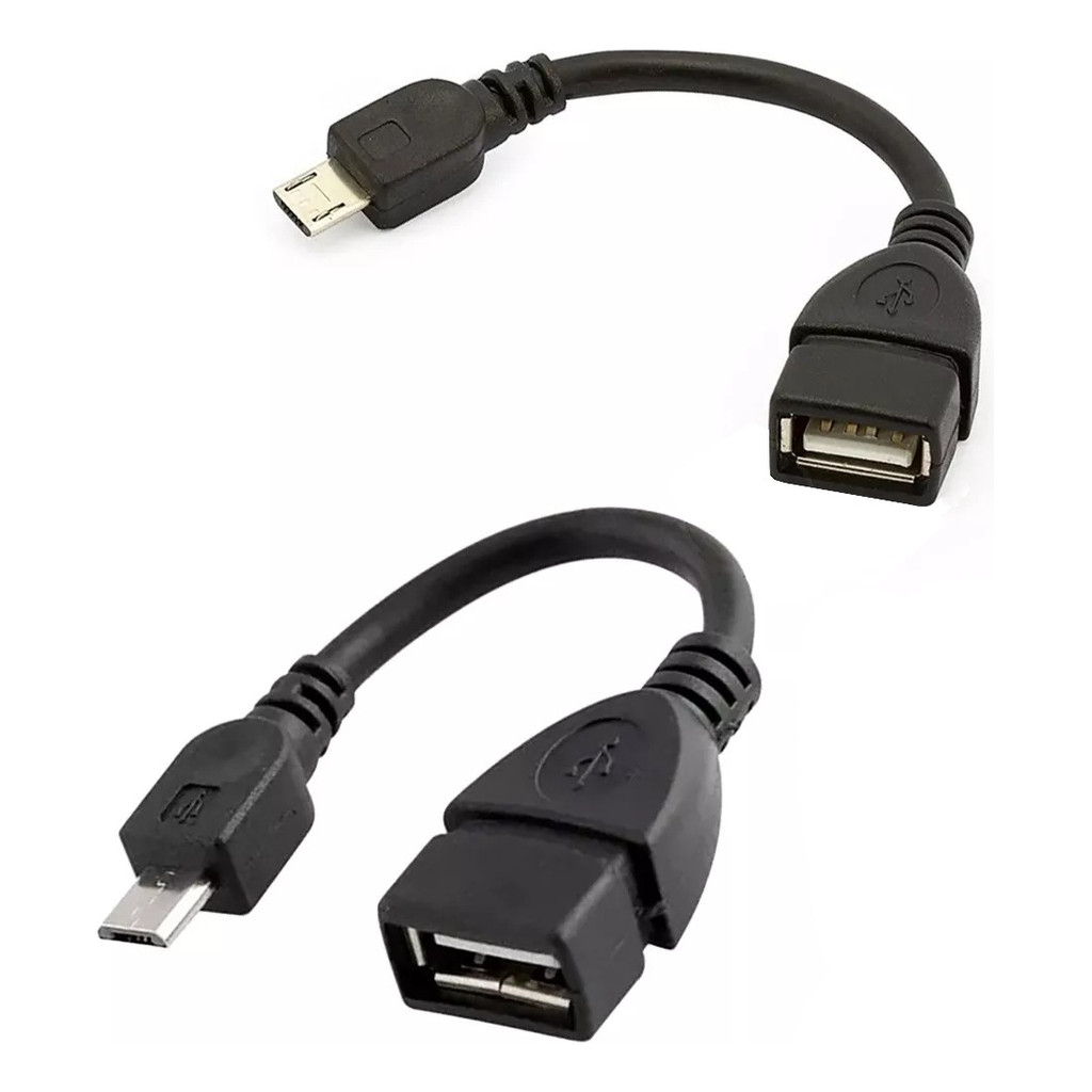 Cabo Adaptador Otg V8 Universal Celular Antigo Usb Mini-usb
