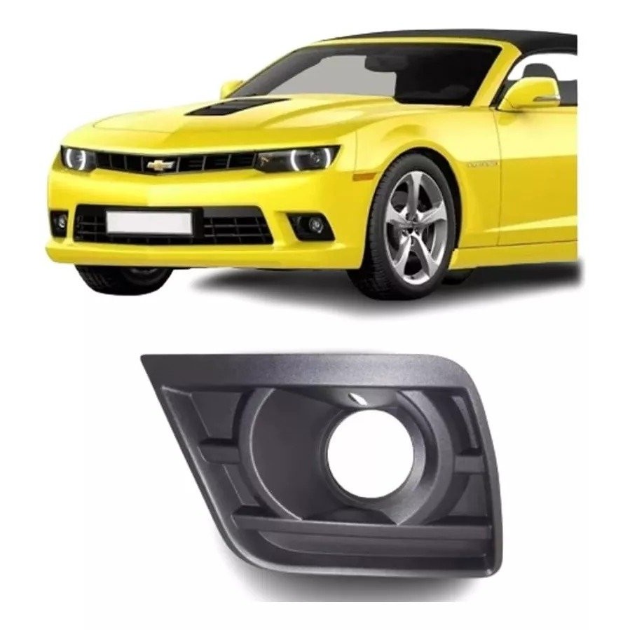 Grade Moldura Milha Chevrolet Camaro 2014 A 2016 Lado Esquerdo