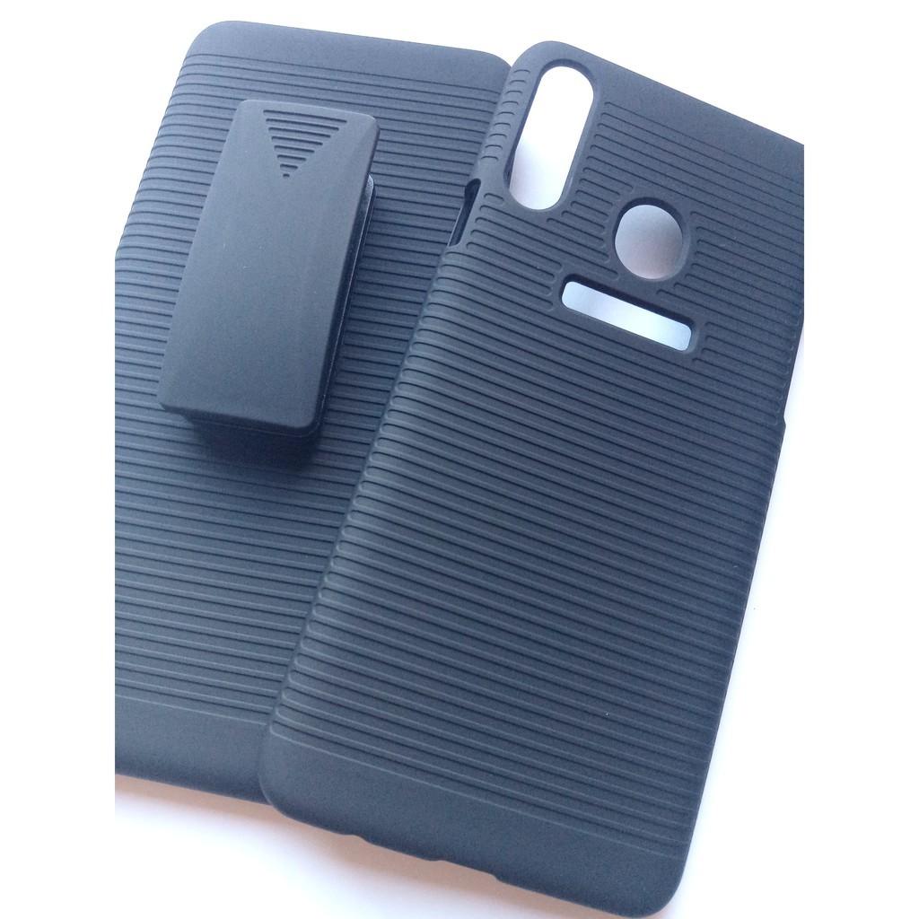 Capa Samsung Galaxy A20s Belt Clip rígida policarbonato + Suporte Cinto Cintura