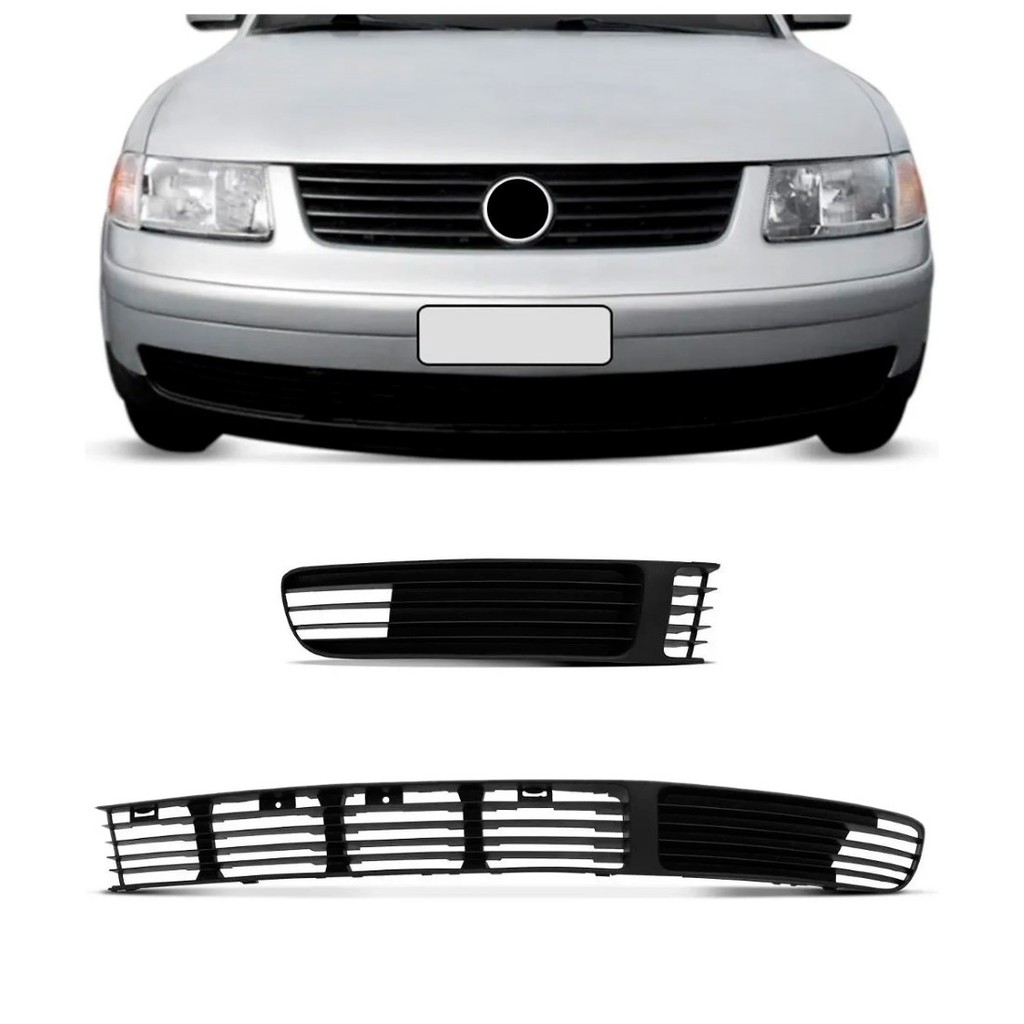 Grade Parachoque Dianteiro Passat 1997 A 2000