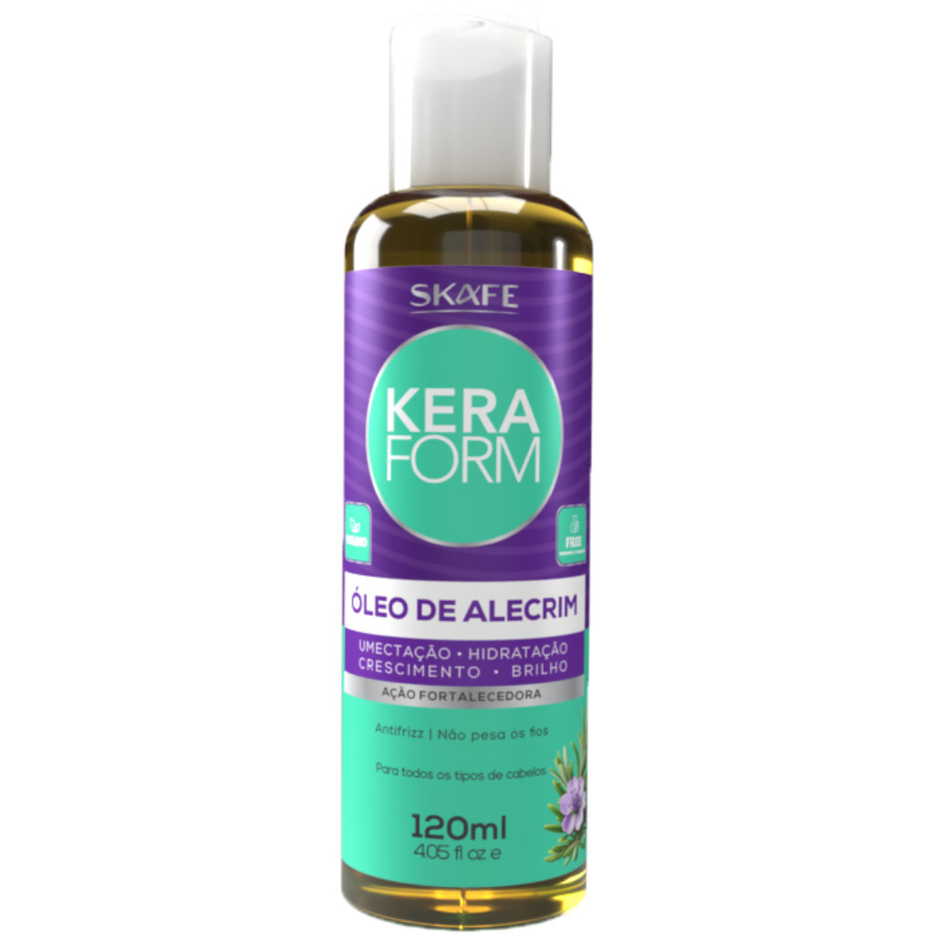 Óleo de Alecrim Keraform 120ml Para todos os Cabelos