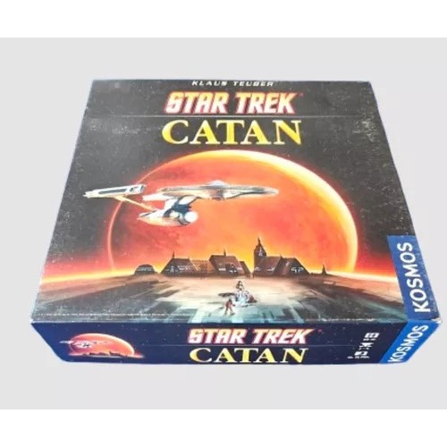 Jogo De Tabuleiro Catan Star Trek Novo Unpunched
