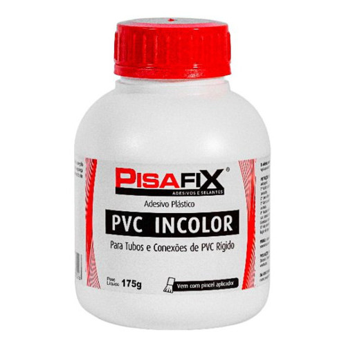 Cola Adesivo Pvc 175g Incolor Pisafix