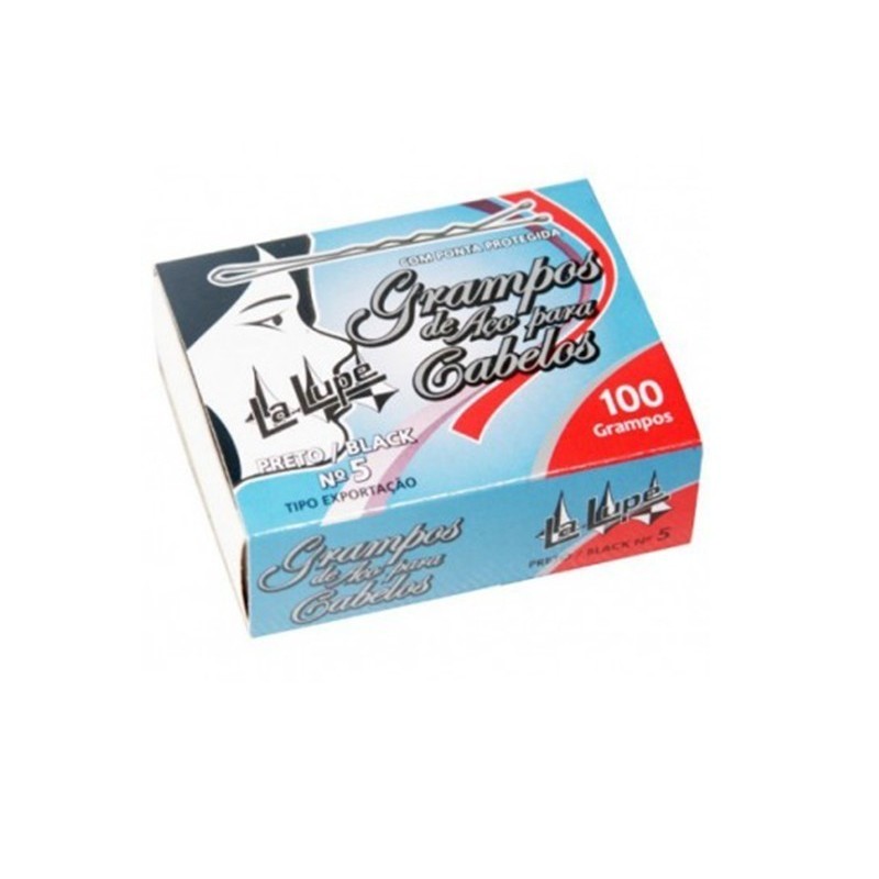 Grampo Numero 5 Preto Caixa Com 100 La Lupe Envio Rápido