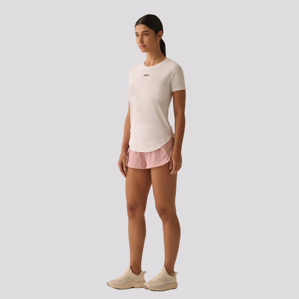 Shorts Fila Core Run Feminino Rosê em Oferta na Shopee