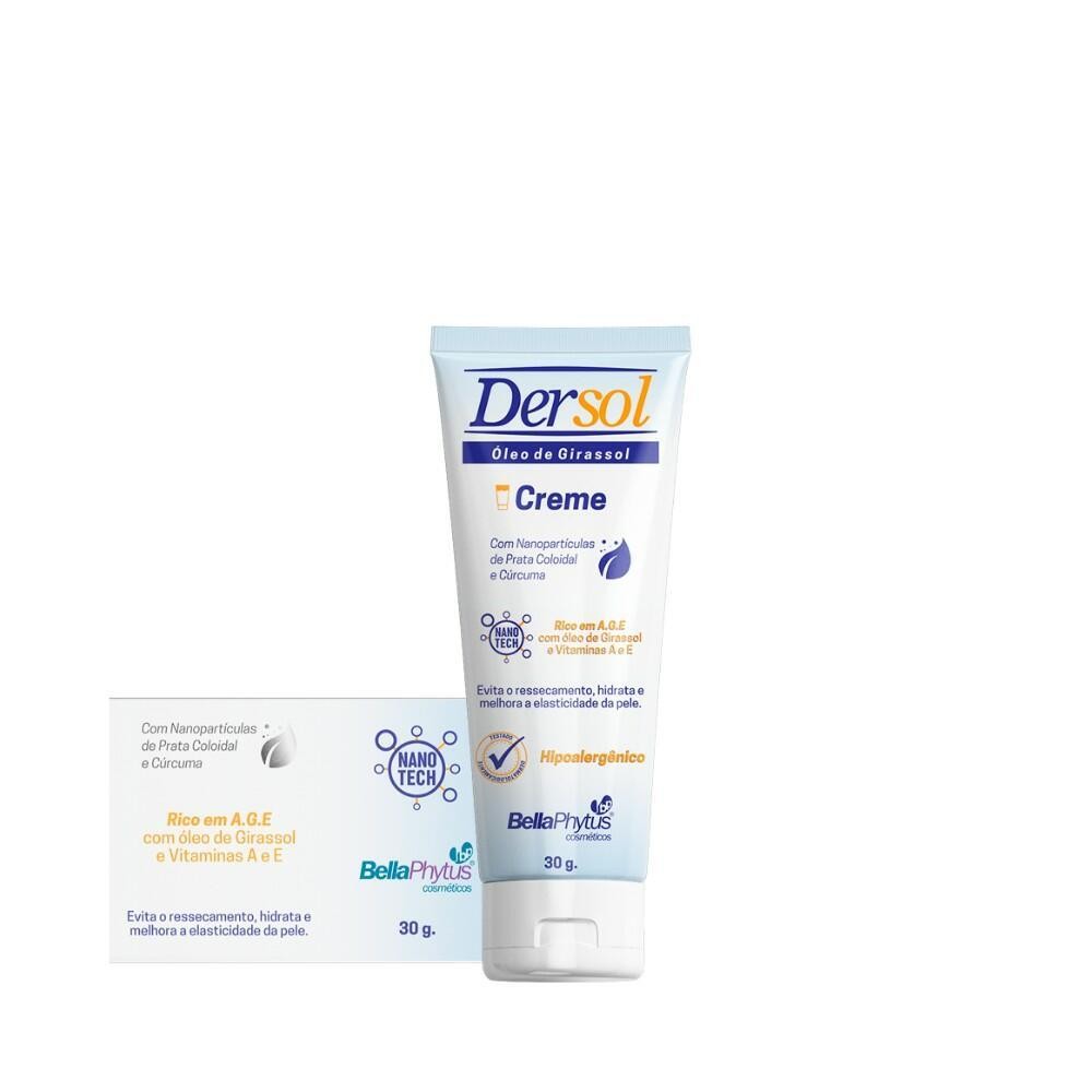 Óleo de Girassol (A.G.E) Creme Dersol 30g - BELLAPHYTUS