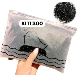 Kit 6000 Elastico de cabelo Com Bolsa borrachinha/liguinha rabico de cabelo silicone infa…