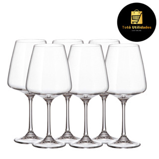 Jogo 6 Taças Vinho Corvus 750ml Bohemia Crystal