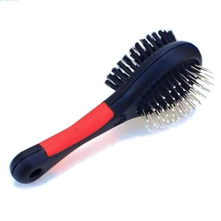 Escova Pet Dupla Para Pentear cães gatos Cachorros Spitz Alemão Lulu Spitz Shitzu Lhasa Chihuahua em Oferta na Shopee