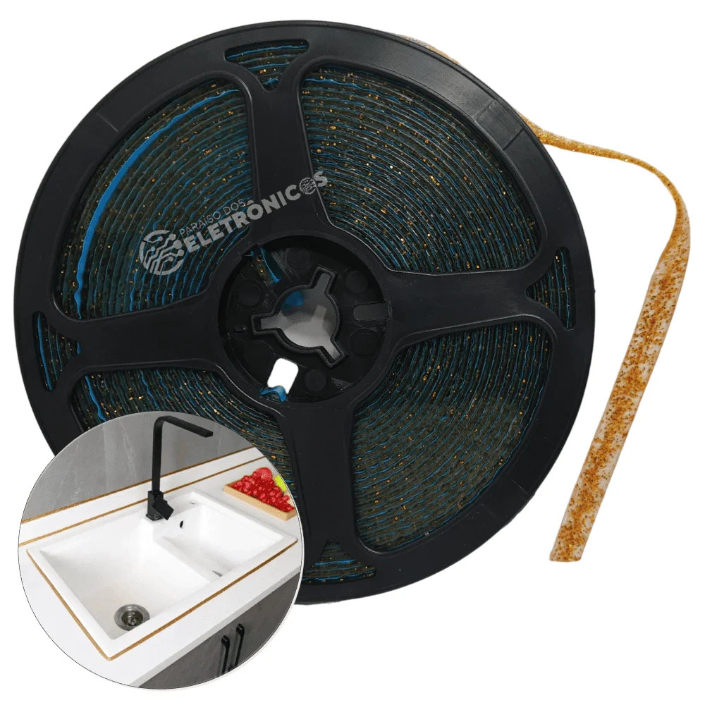 Fita Adesiva Siliconada Indicado Para Azulejos, Pias, Vasos Sanitários e Demais Acabamentos BOM1317DO em Oferta na Shopee