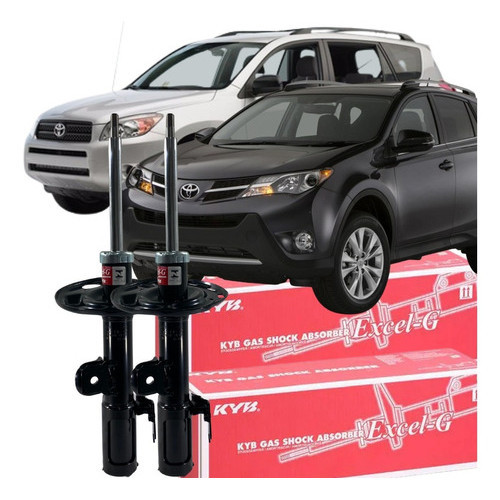 Par Amortecedor Novo Original Rav4 2.0 2.4 2006 2013