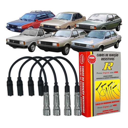 Cabo Vela Ignição Original NGK Gol Quadrado Voyage Parati Saveiro - Spare Parts and Accessories for Vehicles