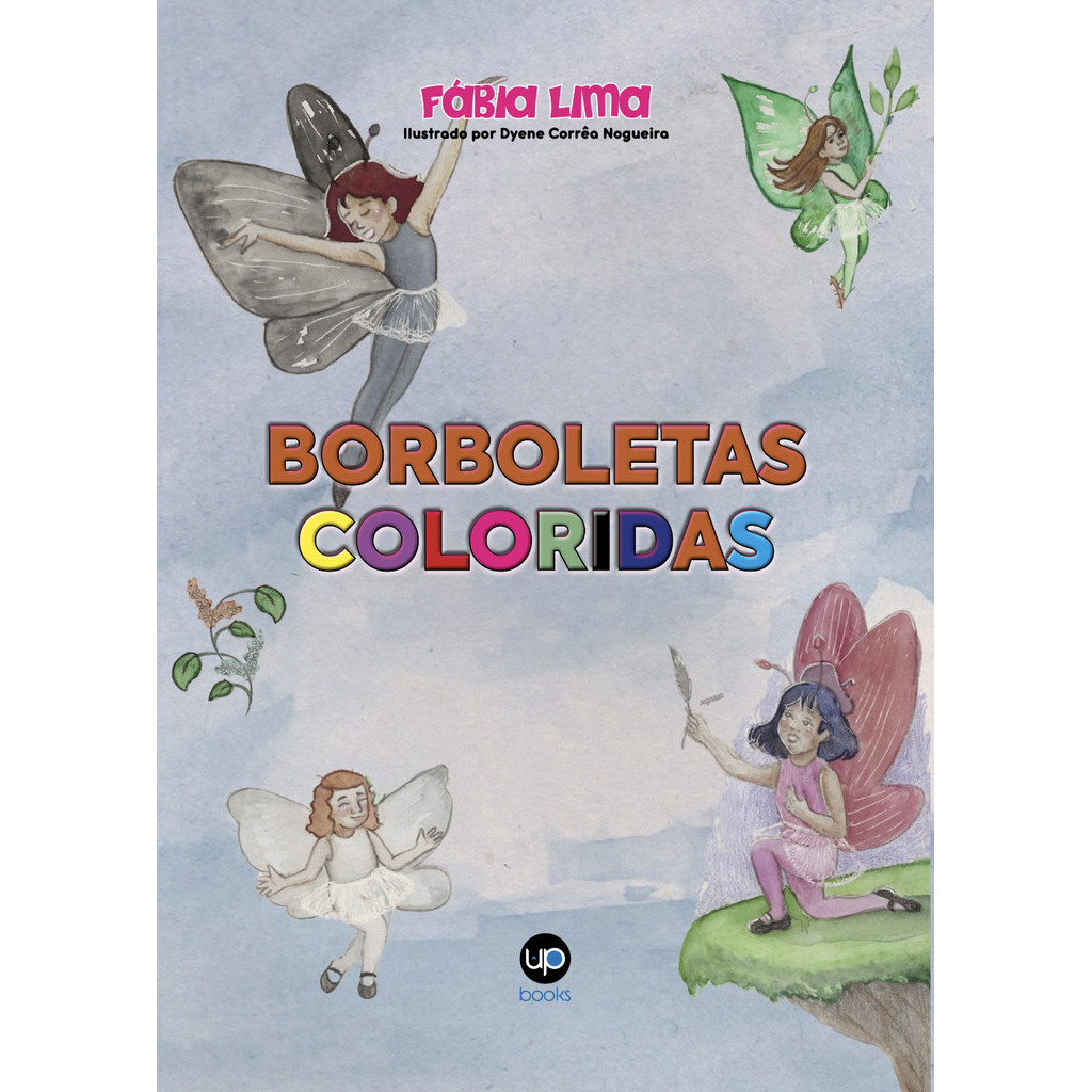 Capa do livro Borboletas coloridas -
