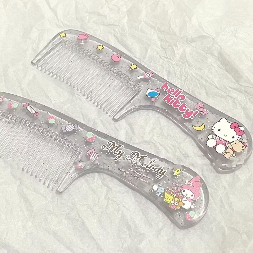 Animação Sanrio Fofo Pente Transparente Pequeno Em Movimento Explodindo Estudante Amigos Acessórios em Oferta na Shopee