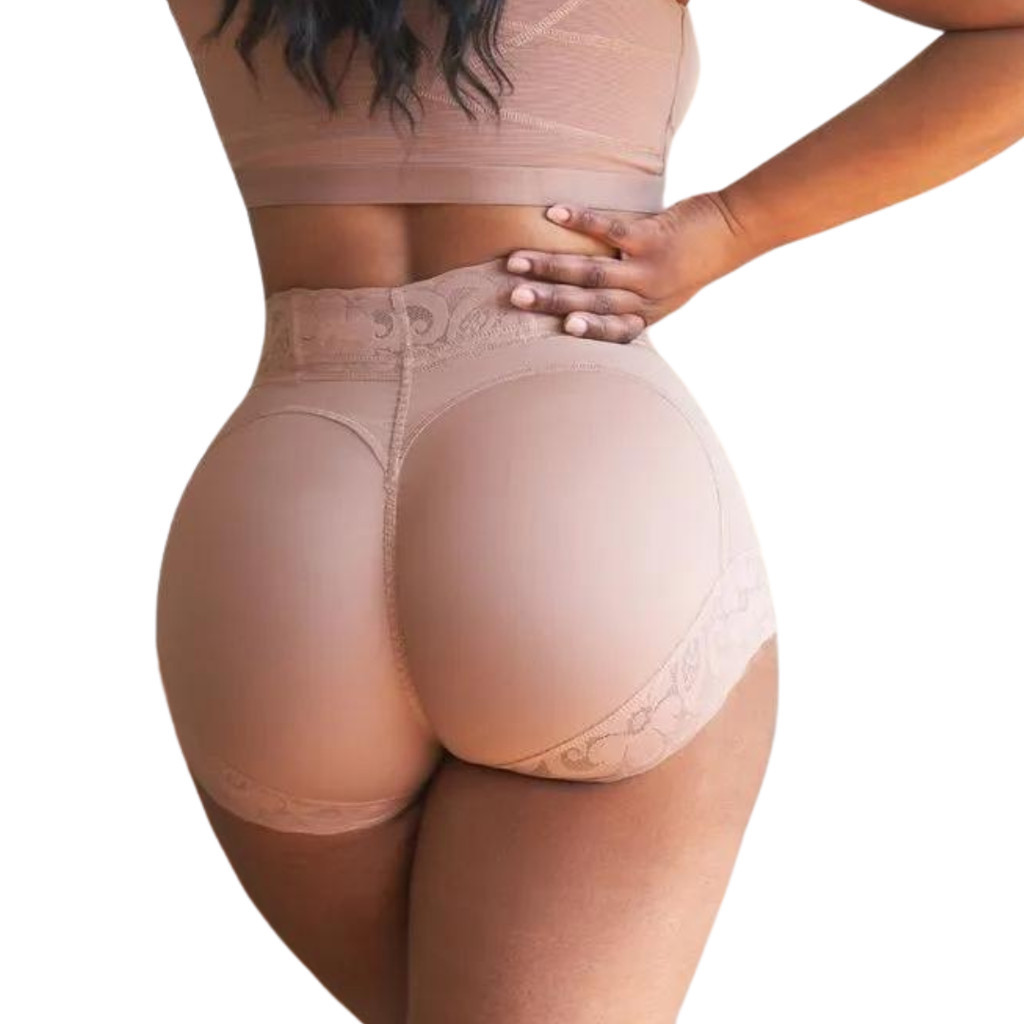 Calcinha Modeladora Levanta Empina Bumbum Aperta Barriga Short Cinta Afina Cintura