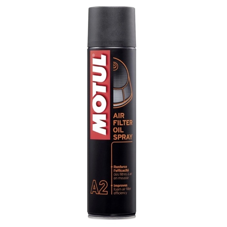 LUBRIFICANTE SPRAY MOTUL A2 AIR FILTER OIL SPRAY 400ml MANUTENÇÃO