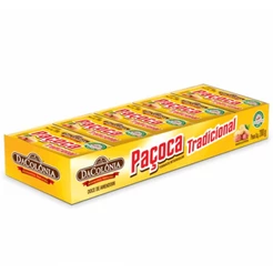 Paçoquinha Tradicional Embalada c/10 - DaColônia